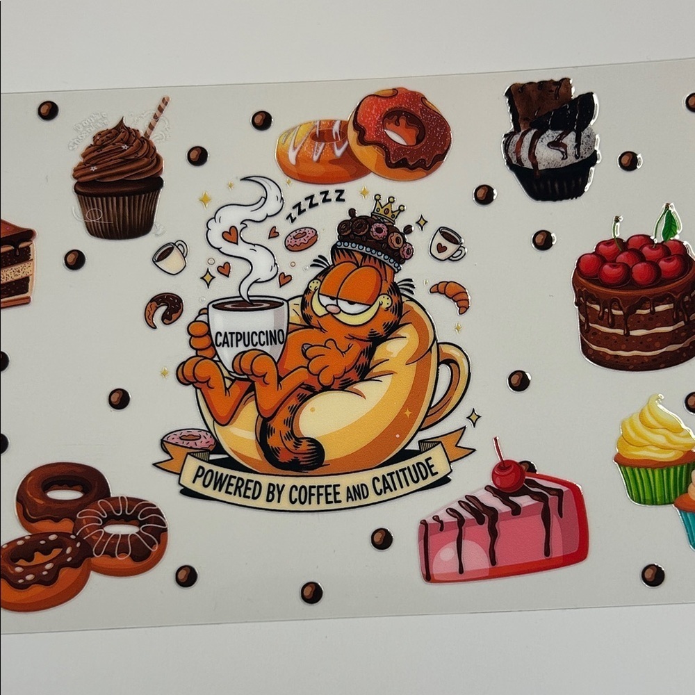 Garfield Cup Decal